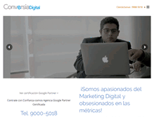 Tablet Screenshot of conversiadigital.com